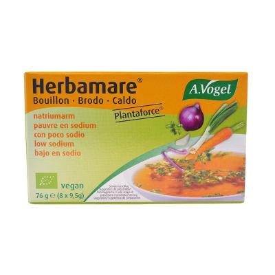 Vogel Organic Herbamare Bouillon Vegetable Stock Cubes Low Sodium (9.5g x 8) Pack